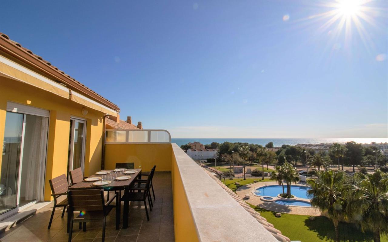 Atico Con Vistas Al Mar , Wifi Y Piscina - Sierra Irta Albert Villas Alcossebre エクステリア 写真
