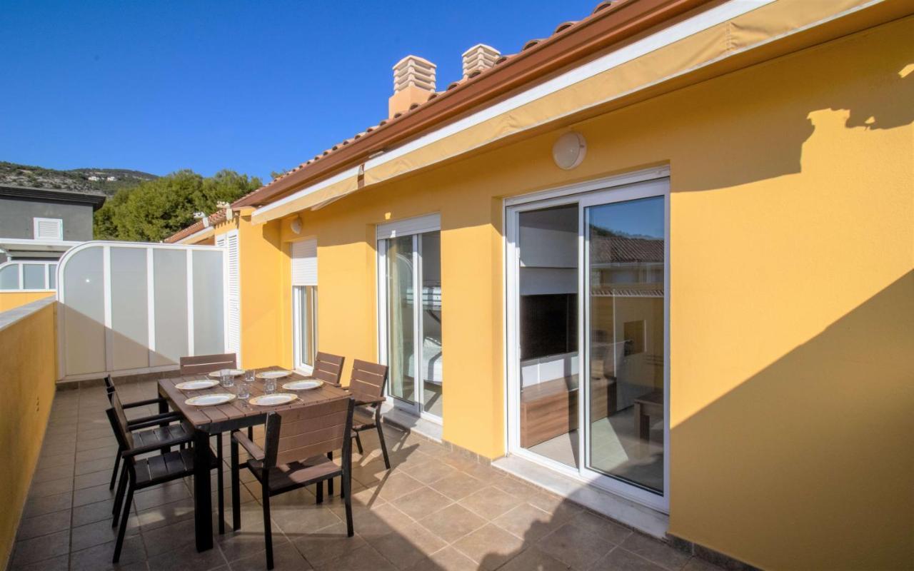 Atico Con Vistas Al Mar , Wifi Y Piscina - Sierra Irta Albert Villas Alcossebre エクステリア 写真