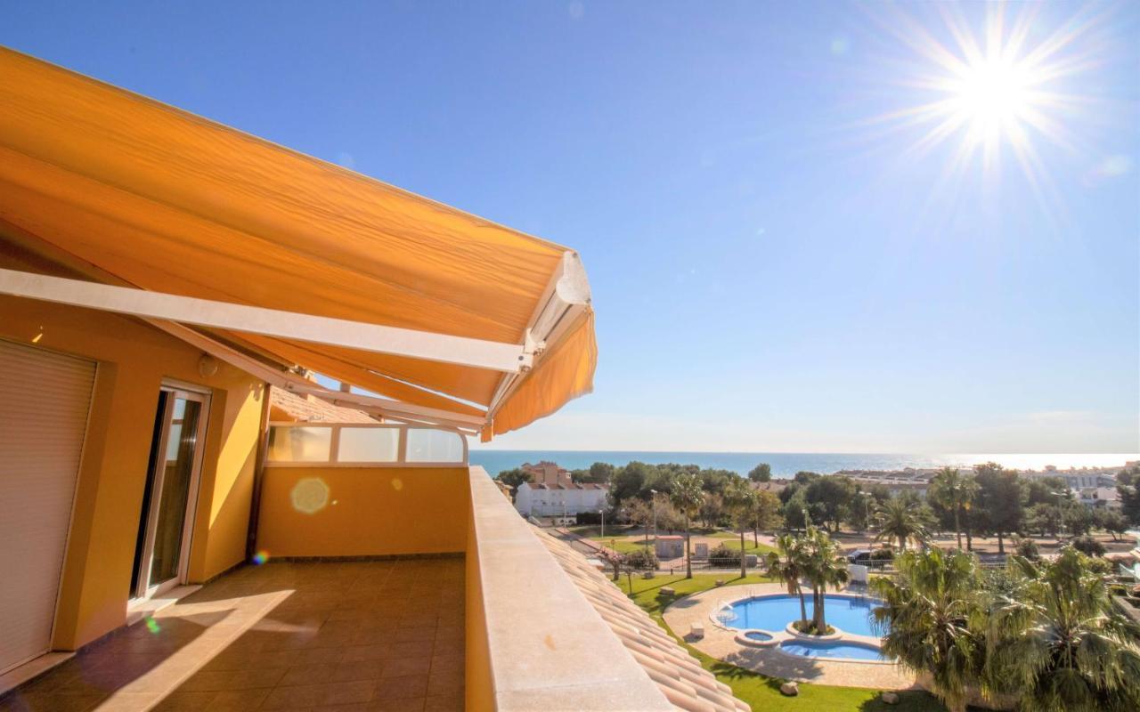 Atico Con Vistas Al Mar , Wifi Y Piscina - Sierra Irta Albert Villas Alcossebre エクステリア 写真